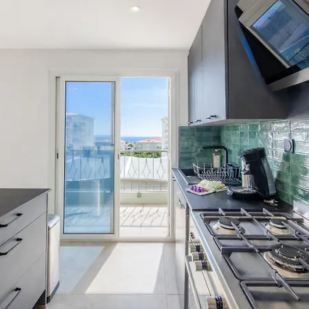 Jeanne Darc - Spacieux, 6 Personnes, Vue Mer, Terrasse, Familial Apartamento Antibes