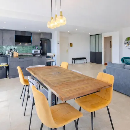 Apartamento Jeanne Darc - Spacieux, 6 Personnes, Vue Mer, Terrasse, Familial